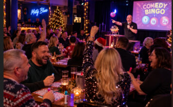 Huge Christmas Comedy Bingo Event For Men’s Mental Health!