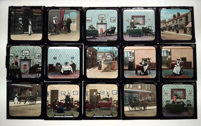 The National Science and Media Museum has added a significant collection of magic lantern slides, formerly from the lending library of Bradford's Riley Brothers, to its holdings. Comprising 182 sets with over 2600 individual slides, the collection showcases local people and cityscapes from the late 19th and early 20th centuries, offering a visual narrative of Bradford's heritage. These magic lantern slides, an early form of projector technology, are being meticulously documented, conserved, and digitized to make them accessible to a wider audience, further enriching the museum's extensive collection of magic lanterns and related artifacts.