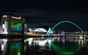 Newcastle's Quayside Lights Up for Baltic's Open Submission Exhibition Launch