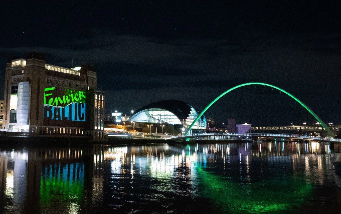 baltic-fenwicks Newcastle's Quayside Lights Up for Baltic's Open Submission Exhibition Launch
