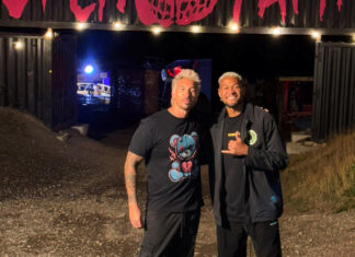 Football star shows he’s a good sport at North East’s award-winning scare park