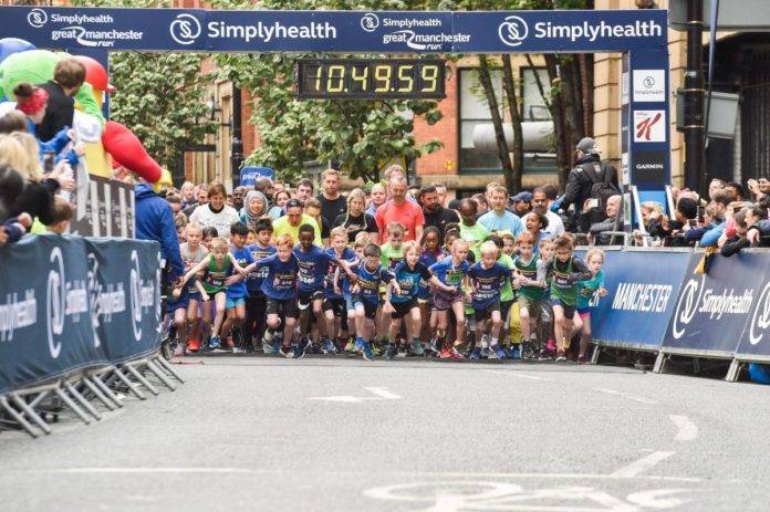 Junior Mini Great Manchester Fun Run Supporting City In The Community With 150 Free Places