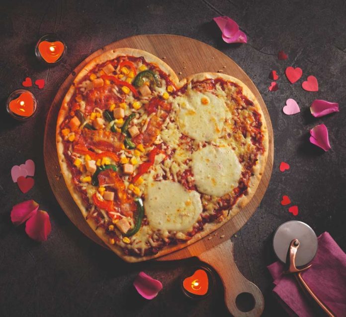 pizza-love-heart Pizza My Heart: Asda's New Half-and-Half Pizza Caters to Couples With Clashing Cravings