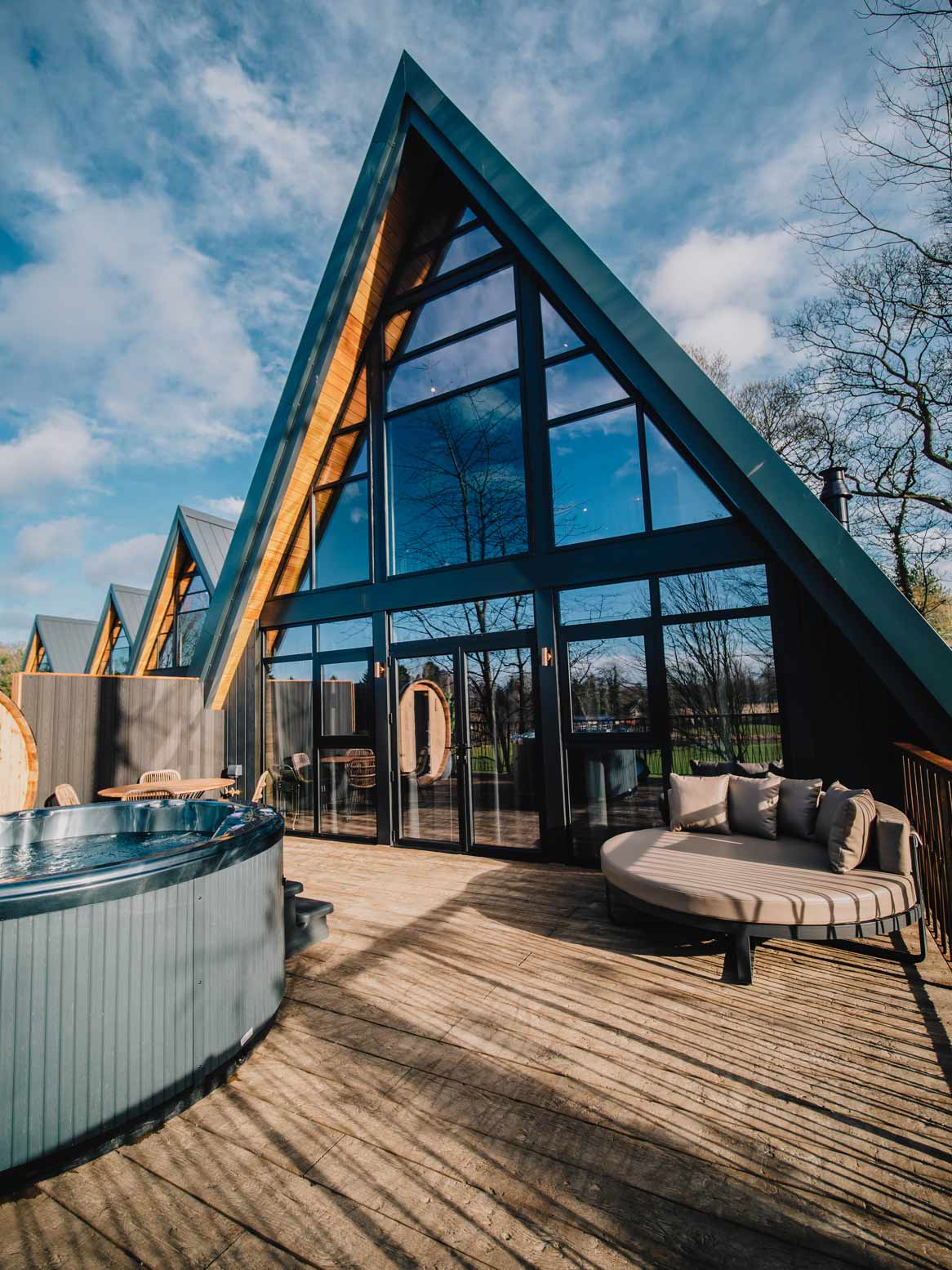Ramside Hall Hotel Expands Popular A-Frame Treehouses with Unveiling of Swan and Kingfisher